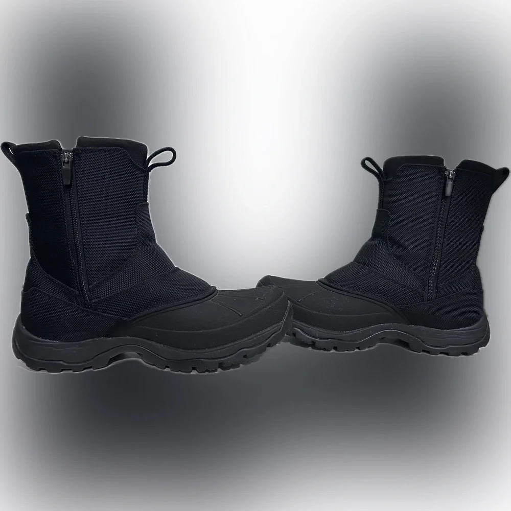 LL Bean Black Storm Chaser Men Chelsea Waterproof TEK 2.5 Winter Work Boots 10